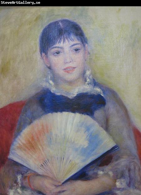 Pierre-Auguste Renoir Young Women with a Fan
